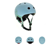 Scoot & Ride Kask Ochronny XXS-S dla dzieci 1-5 lat Steel - 580280 - zdjęcie 3